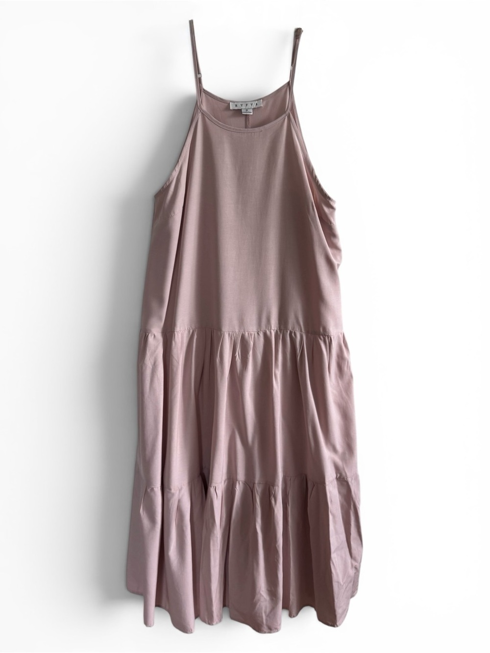 HYFVE Tiered Maxi Dress in Mauve
